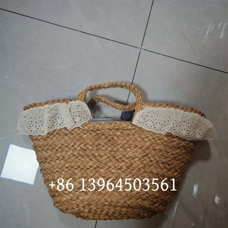 রিয়েল স্ট্রেস ঝুড়ি সৈকত টোট ব্যাগ