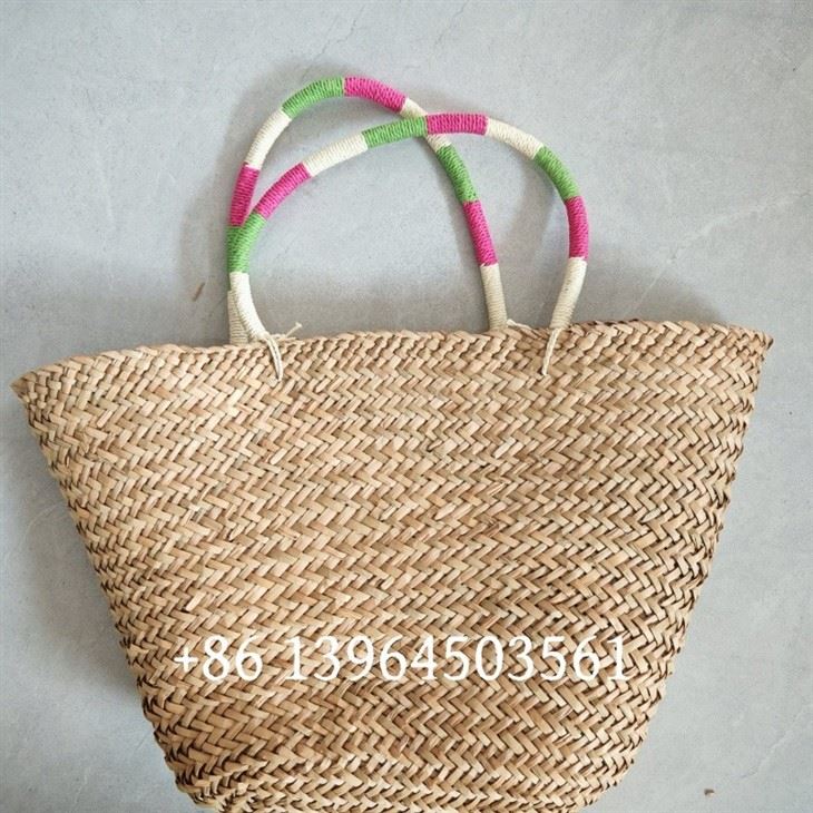 প্রাকৃতিক খড় বোনা ব্যাগ