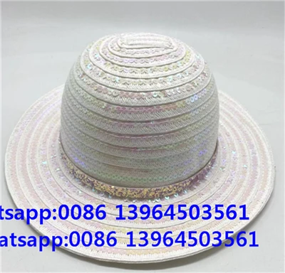 সিকুইন ডেকো হোয়াইট উইমেন হ্যাট