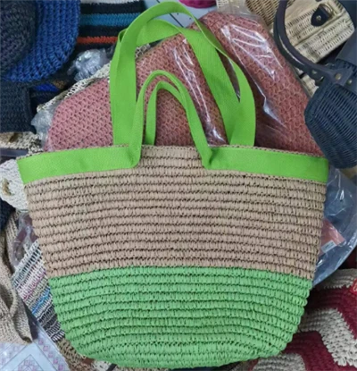 সুতির টেপ ডাবল পরিচালনা করে বড় খড় ব্যাগ