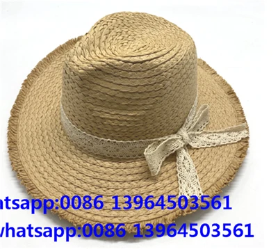 লেইস টেপ বিচ বিগ ব্রিম হ্যাট