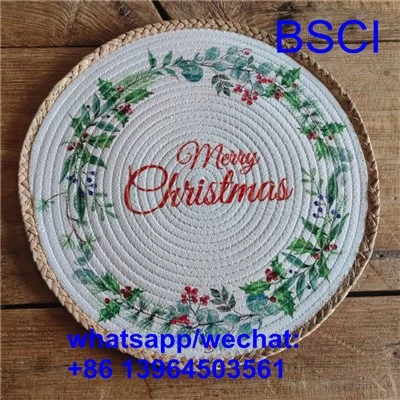 জল Hyacinth সঙ্গে ক্রিসমাস Placemats