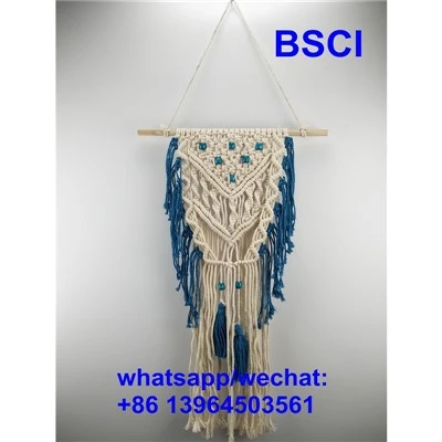 তুলো দড়ি প্রাচীর টেপেস্ট্রি