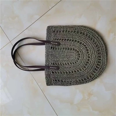 ফ্যাশন বড় হাতে বোনা টোট ব্যাগ