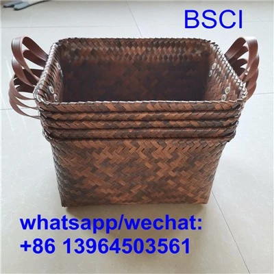 হস্তনির্মিত স্টোরেজ ঝুড়ি