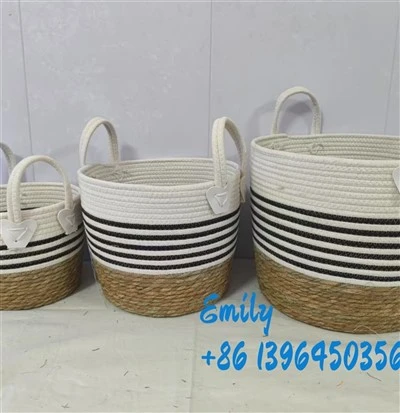 প্রাকৃতিক আলংকারিক বিনের ঝুড়ি