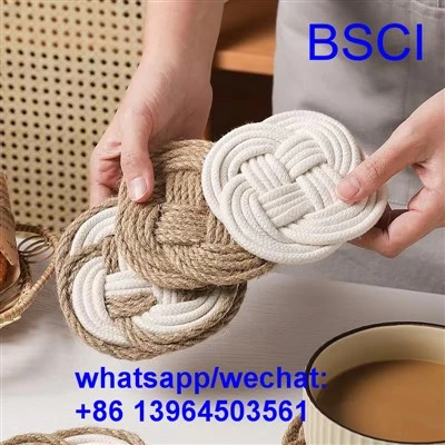 প্রাকৃতিক পাটের প্লেসমেট প্যাটার্ন