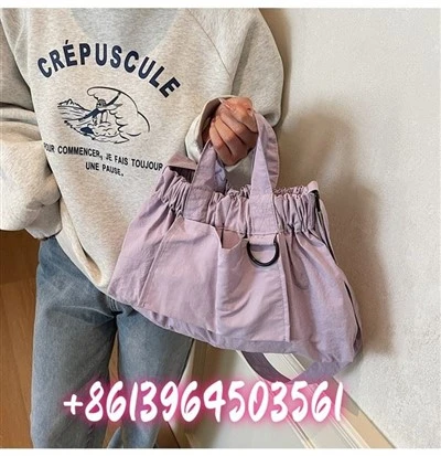 নাইলন কাঁধের ব্যাগ ডাবল হ্যান্ডল