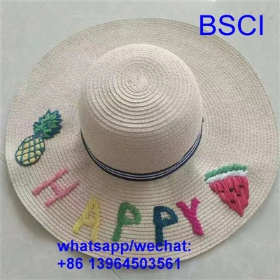 প্যাকেবল সূর্য টুপি কাগজ হাতে তৈরি