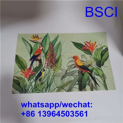 প্রিন্টিং সহ পেপার প্লেসমেট