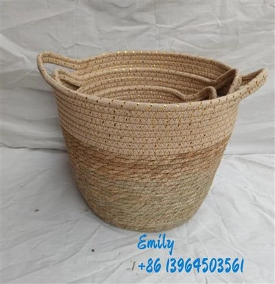 ছোট প্রাকৃতিক স্টোরেজ ঝুড়ি