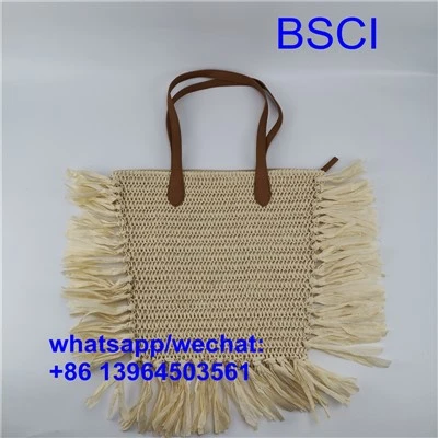 গ্রীষ্ম খড় বিচ ব্যাগ