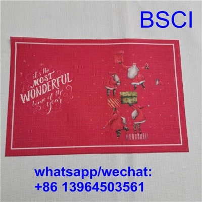 প্যাটার্ন সঙ্গে ধোয়া টেবিল ম্যাট