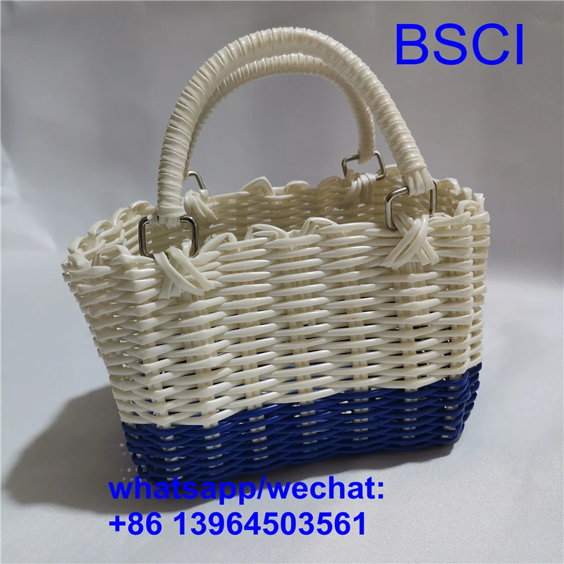 বোনা বিচ ব্যাগ প্লাস্টিক